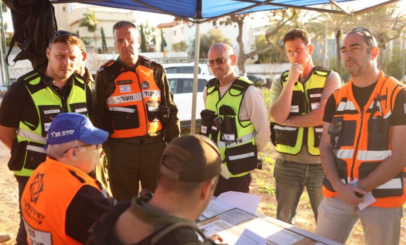 תרגיל נפילת טיל בהרצליה, דוברות העירייה