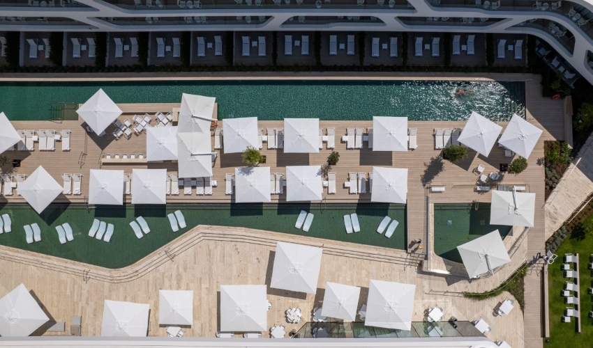 מלון THE YACHT (צילום: איה בן עזרי, באדיבות אבסולוטו אבן ושיש)