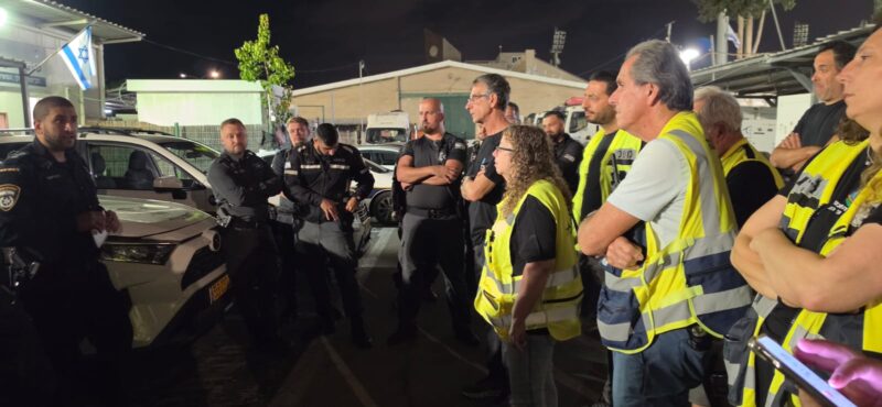 מבצע אכיפה בהרצליה, צילום משטרת ישראל