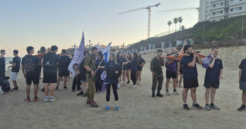 המסע של תלמידי ההנדסאים להנצחת סרן רואי מילר ז"ל, צילום באדיבות המשפחה